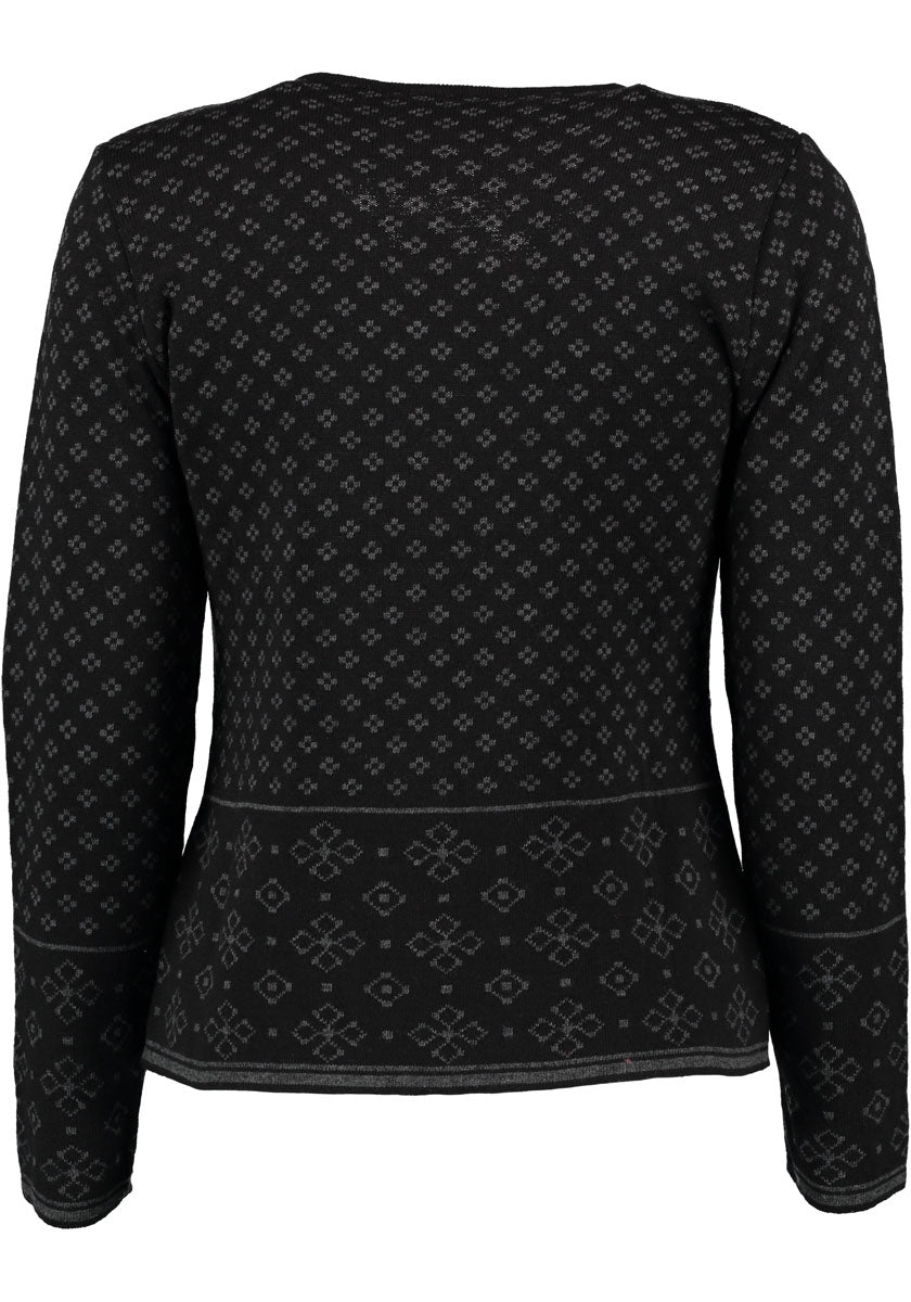 Gipfelstürmer Strickjacke Lang Tailliert Bruny