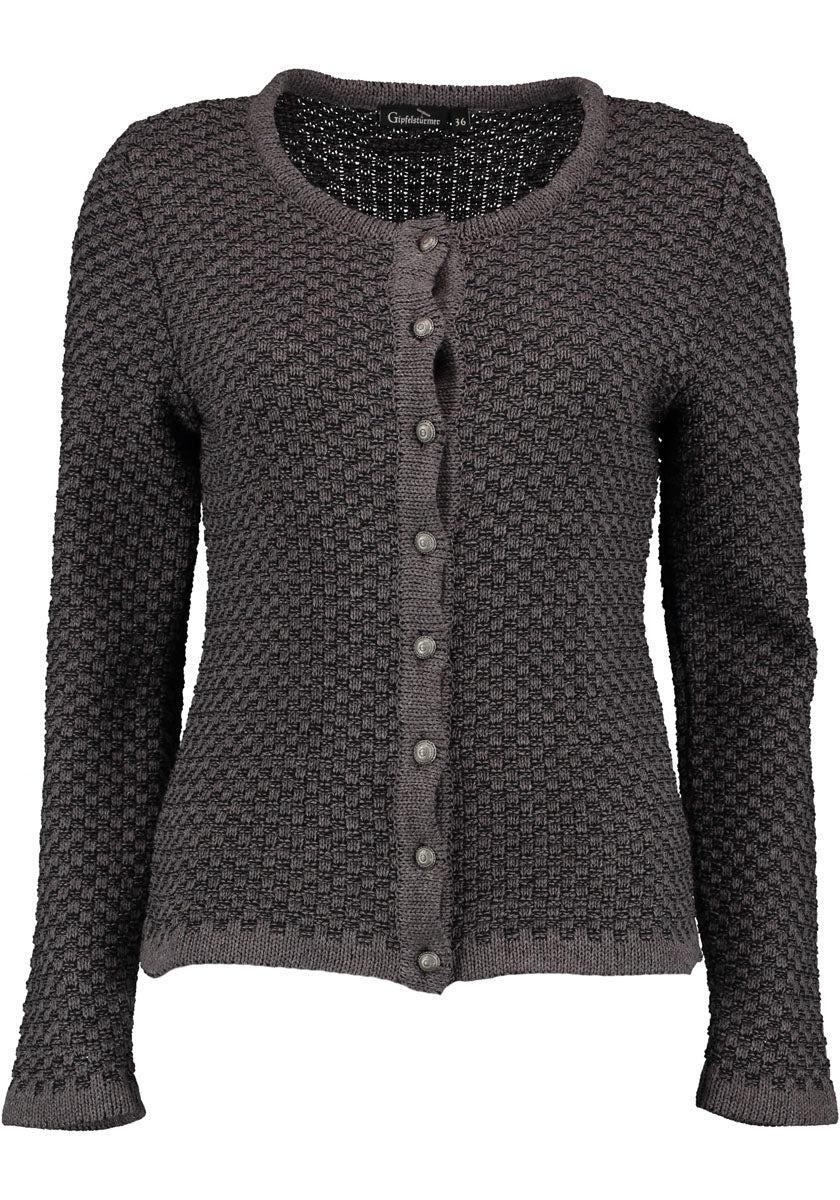 Gipfelstürmer Strickjacke Tailliert Brusru