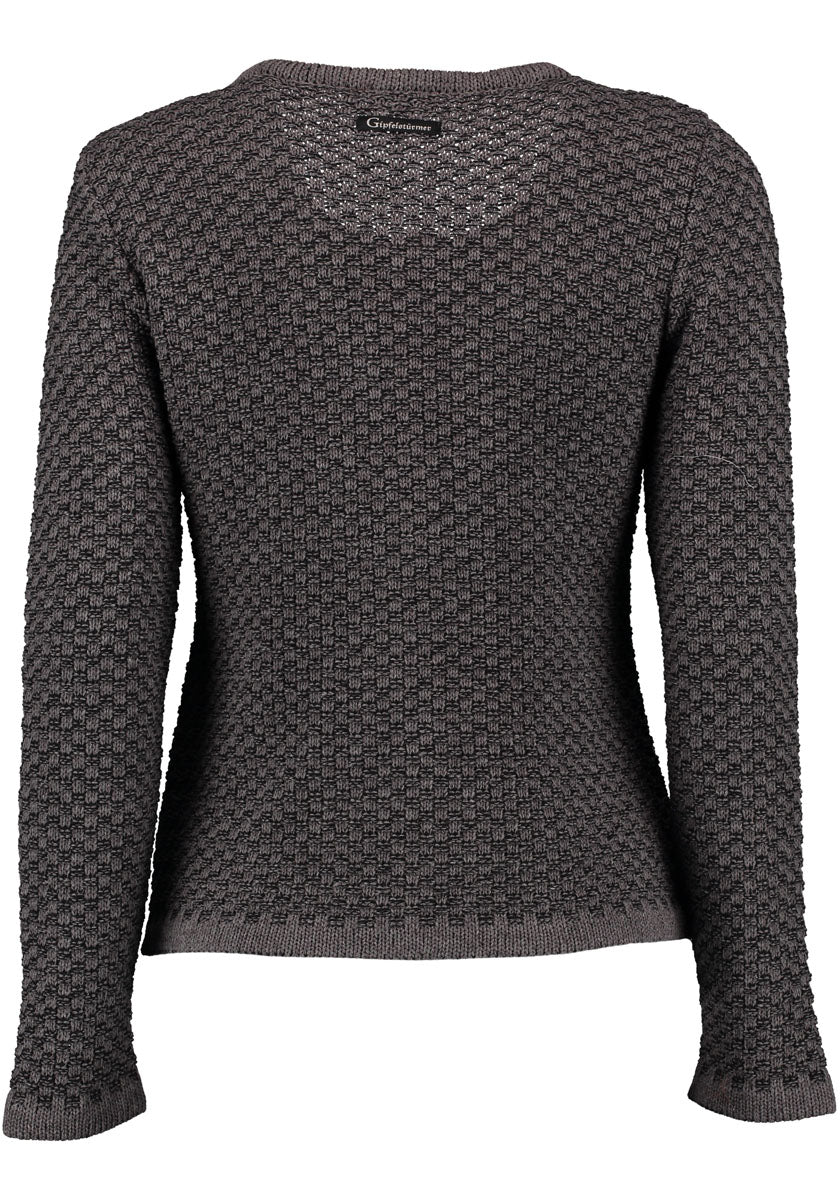 Gipfelstürmer Strickjacke Tailliert Brusru