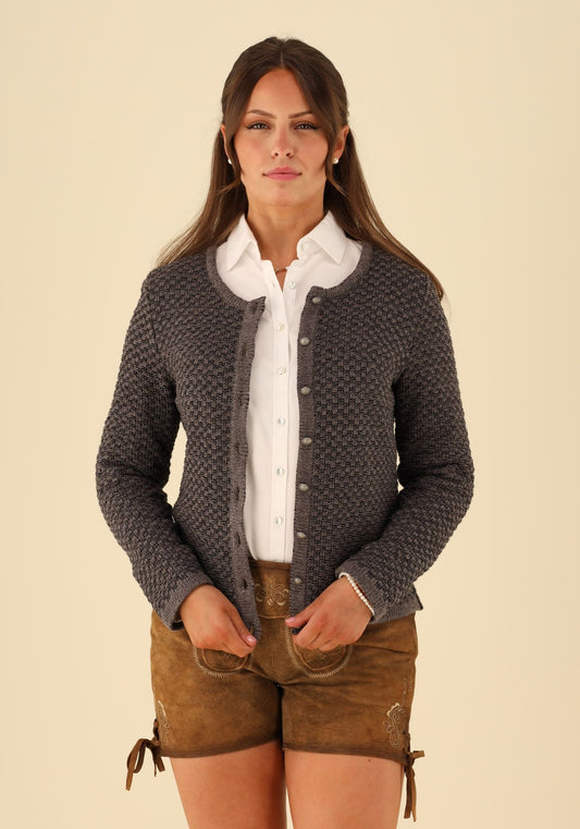 Gipfelstürmer Strickjacke Tailliert Brusru