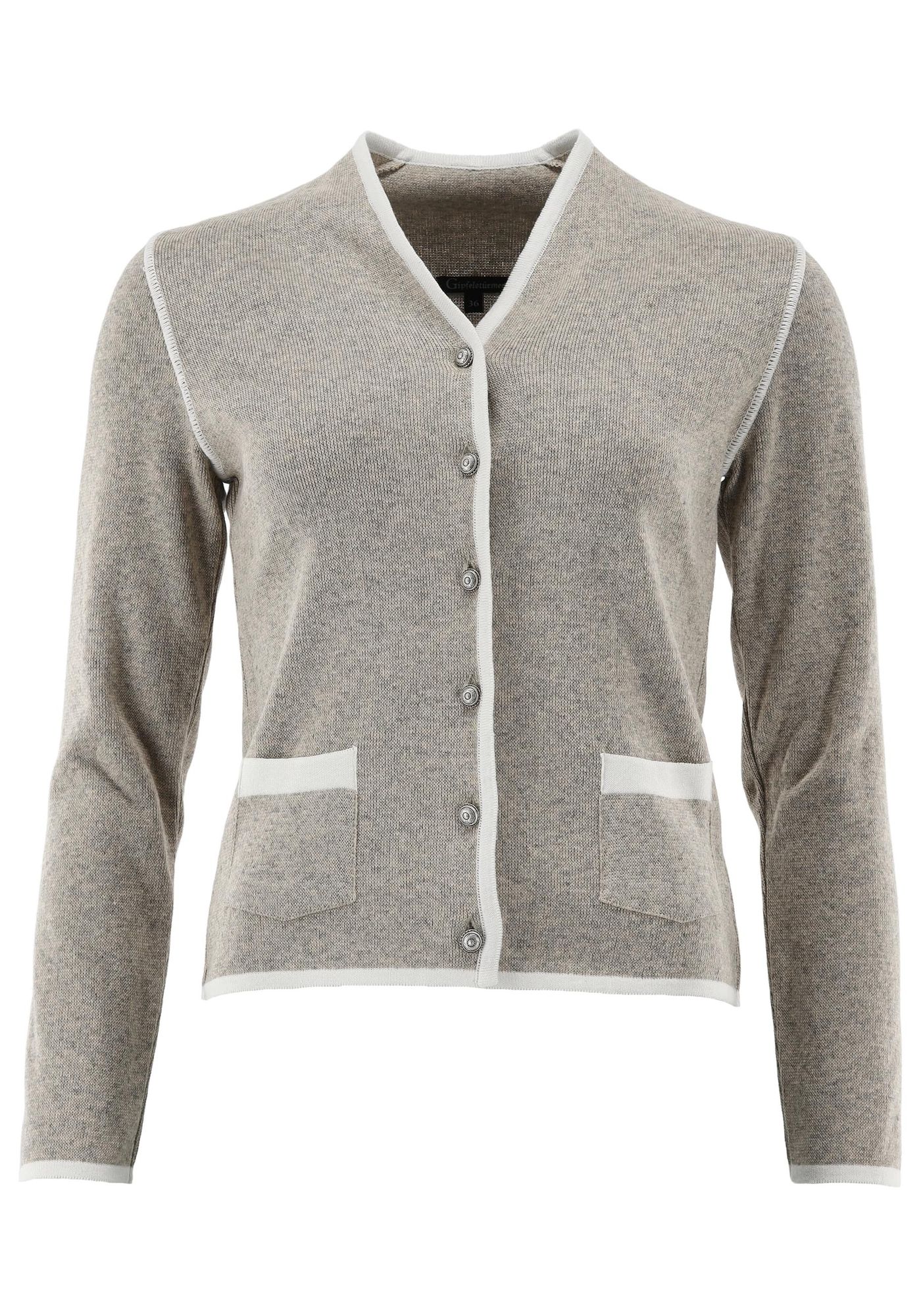 Gipfelstürmer Strickjacke Tailliert lang Vamira