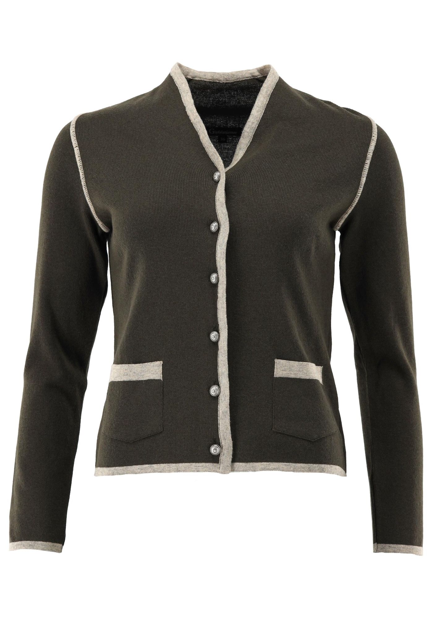 Gipfelstürmer Strickjacke Tailliert lang Vamira