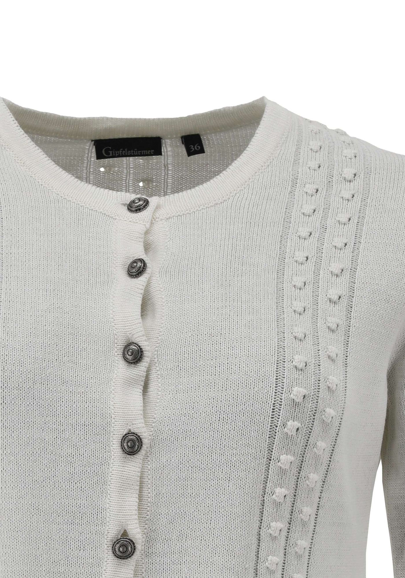 Gipfelstürmer Strickjacke Tailliert, sehr kurz geschnitten Klamid