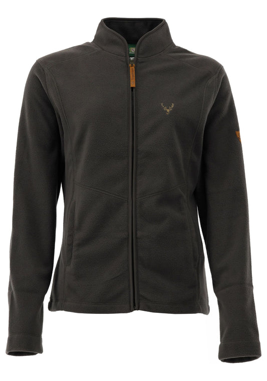 OS Trachten Damen Fleecejacke Sweatjacke Zip-Jacke hochgeschlossen Kroios
