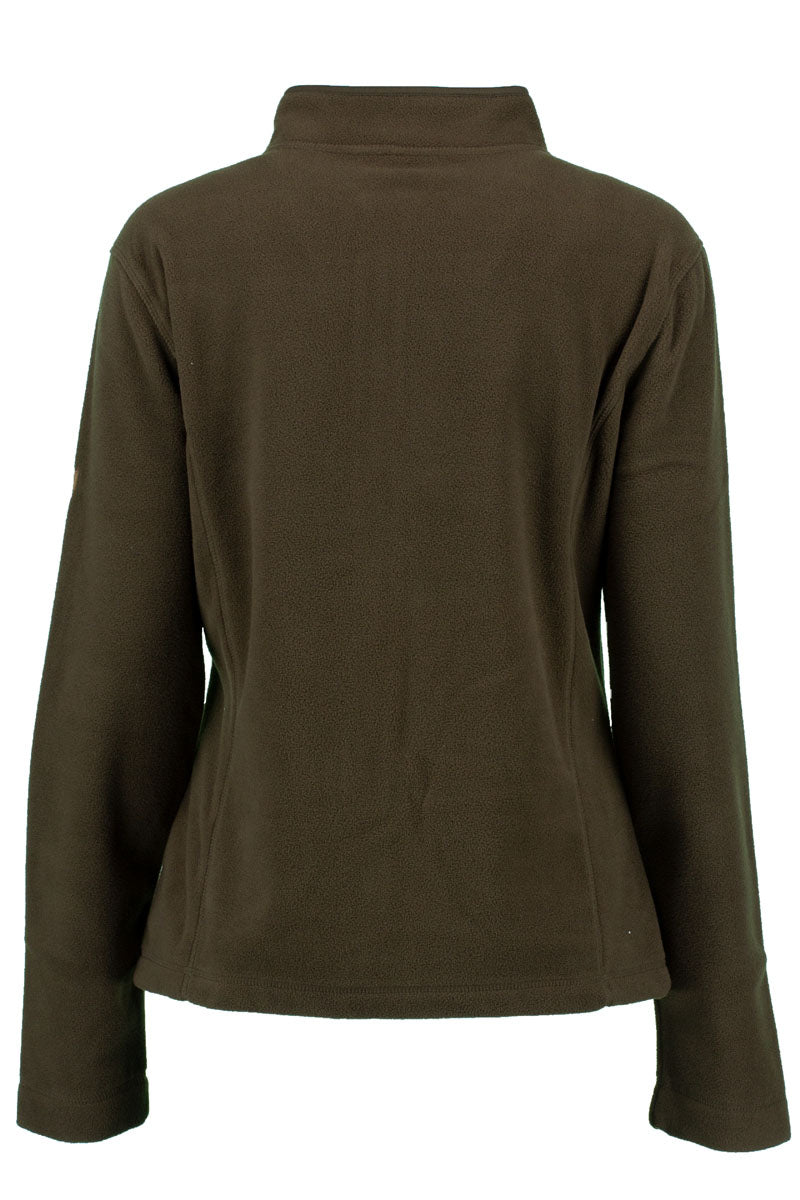 OS Trachten Damen Fleecejacke Sweatjacke Zip-Jacke hochgeschlossen Kroios