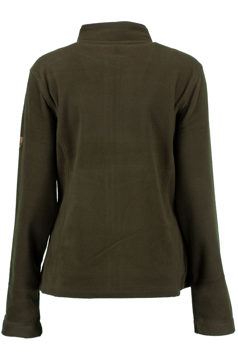 OS Trachten Damen Fleecejacke Sweatjacke Zip-Jacke hochgeschlossen Kroios