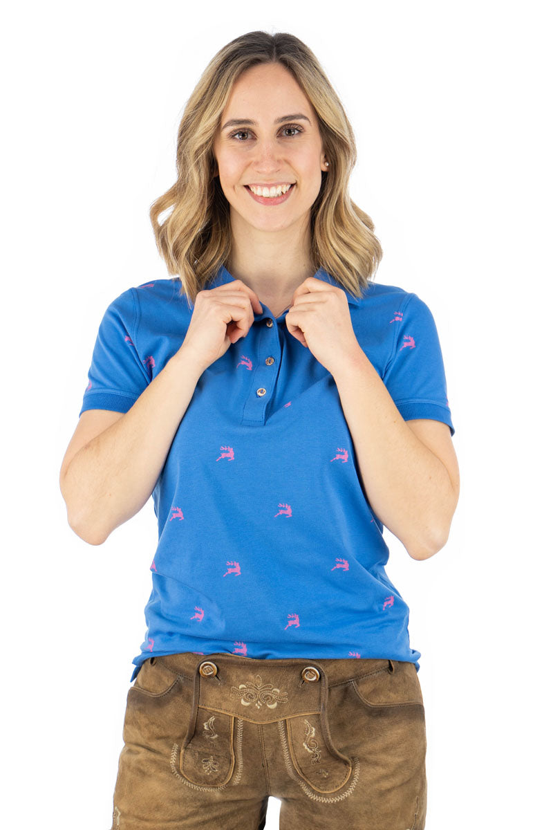 OS Trachten Poloshirt Tailliert Qimira