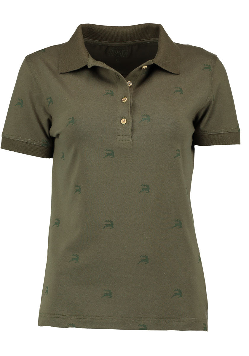 OS Trachten Poloshirt Tailliert Qimira