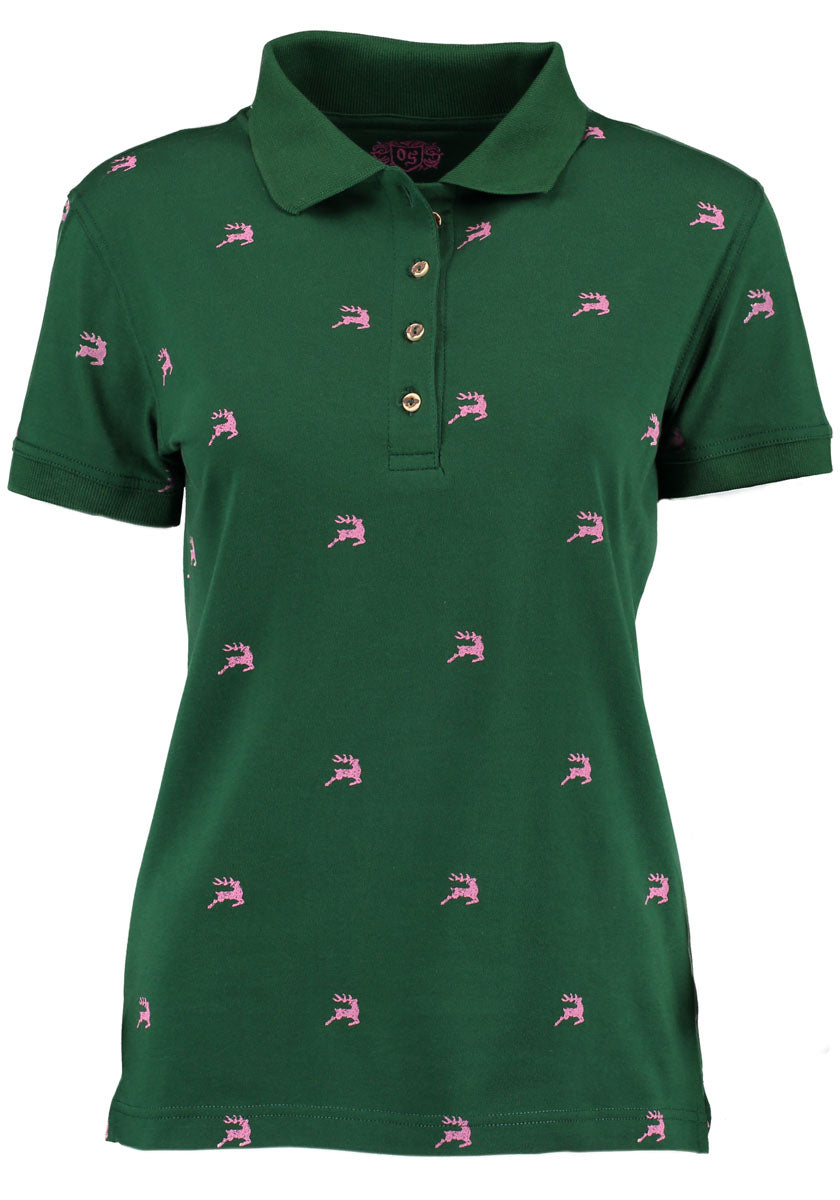 OS Trachten Poloshirt Tailliert Qimira