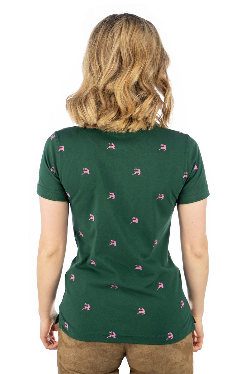 OS Trachten Poloshirt Tailliert Qimira