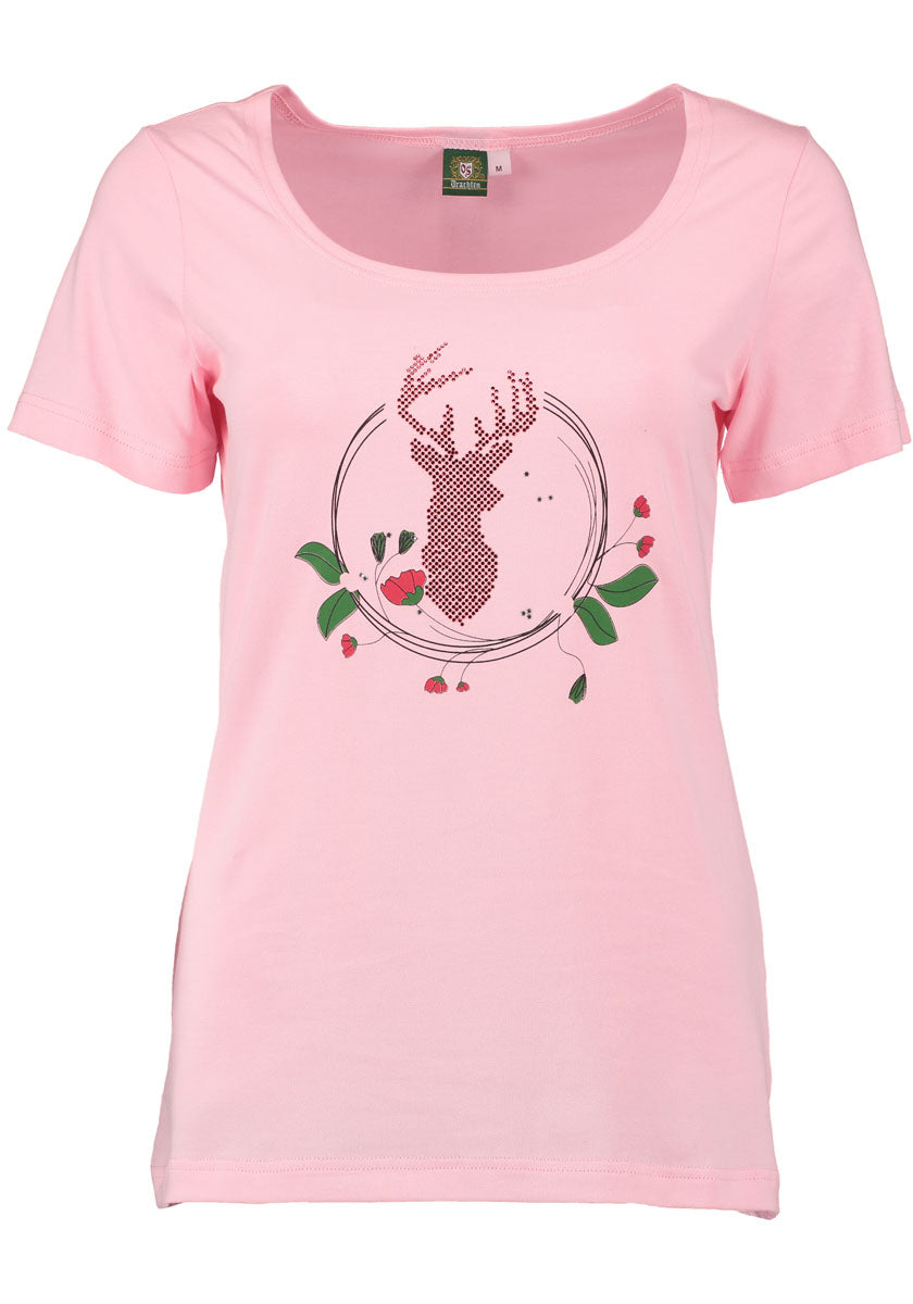 OS Trachten T-Shirt mit Rundhalsausschnitt Dolanu