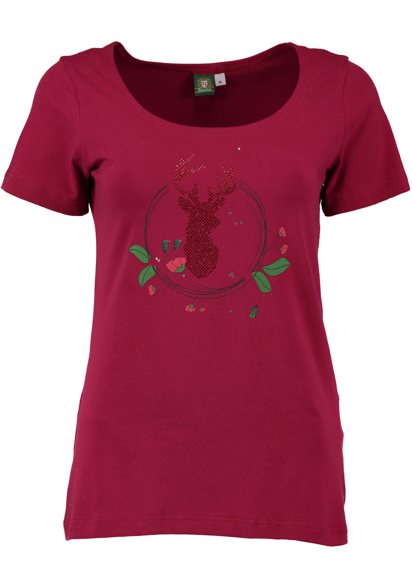 OS Trachten T-Shirt mit Rundhalsausschnitt Dolanu