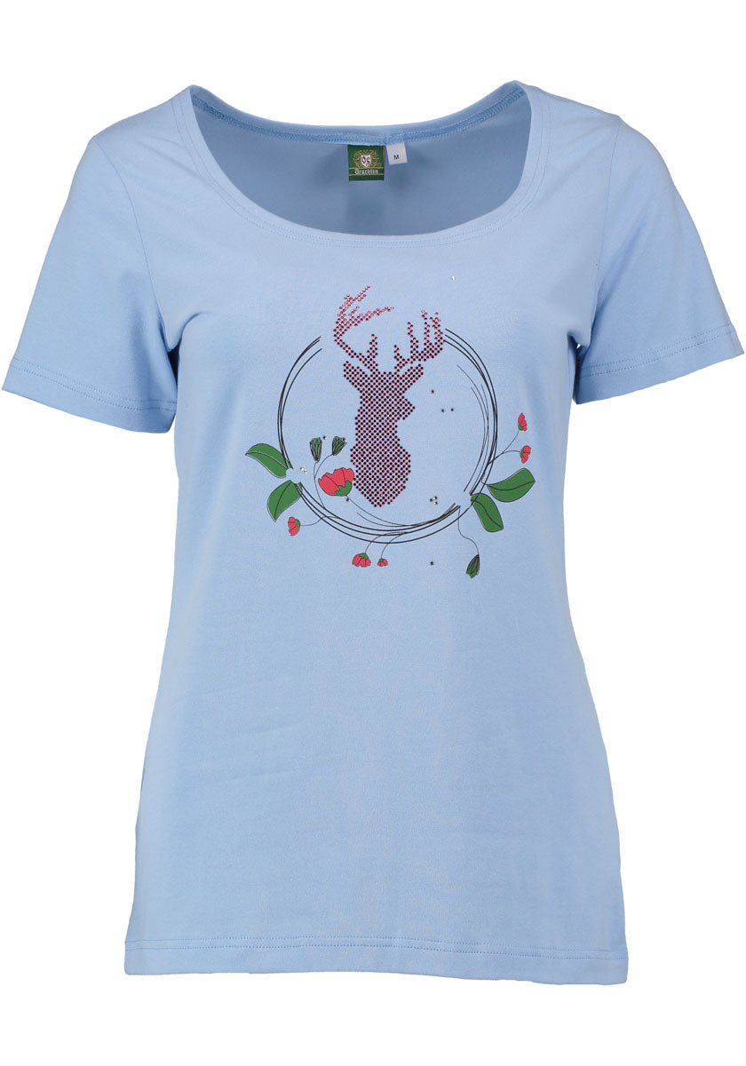 OS Trachten T-Shirt mit Rundhalsausschnitt Dolanu