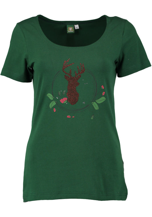 OS Trachten T-Shirt mit Rundhalsausschnitt Dolanu