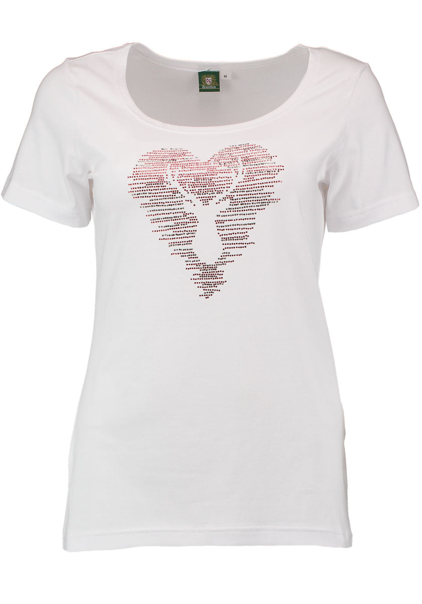 OS Trachten T-Shirt mit Rundhalsausschnitt Yomaru