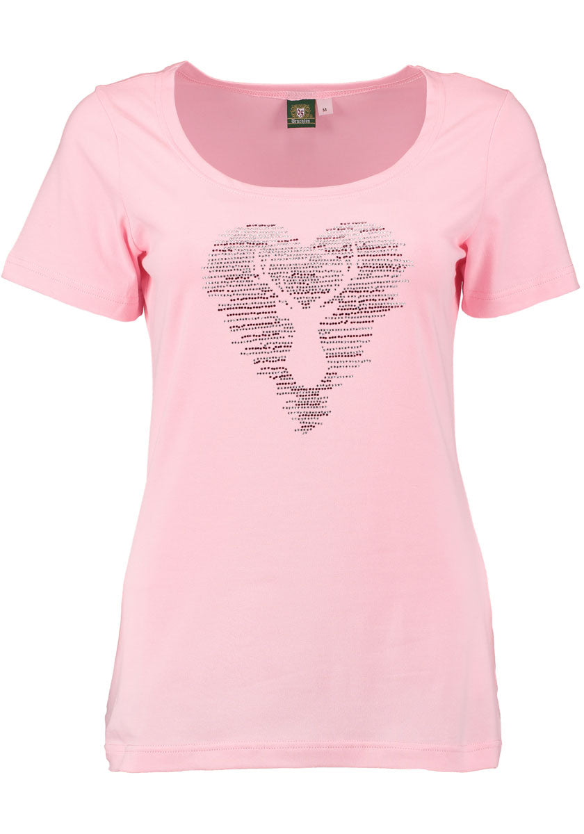 OS Trachten T-Shirt mit Rundhalsausschnitt Yomaru