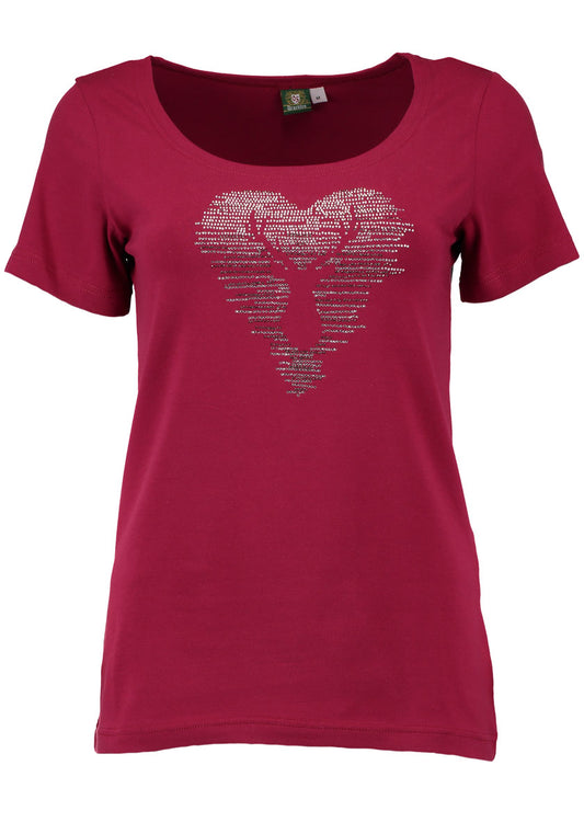OS Trachten T-Shirt mit Rundhalsausschnitt Yomaru