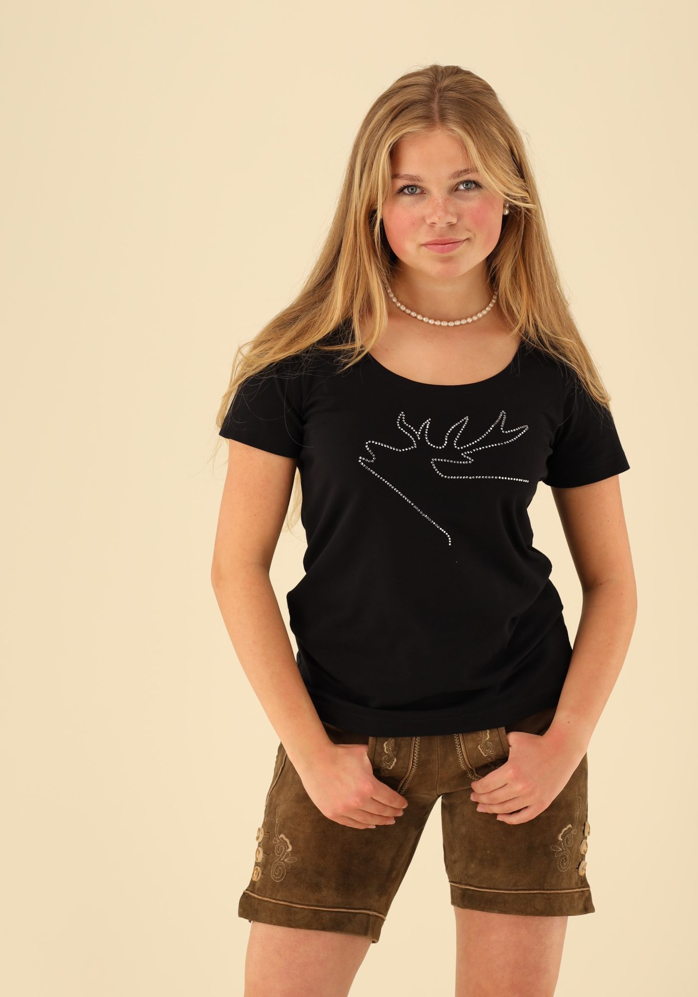 OS Trachten T-Shirt mit Rundhalsausschnitt Zorino