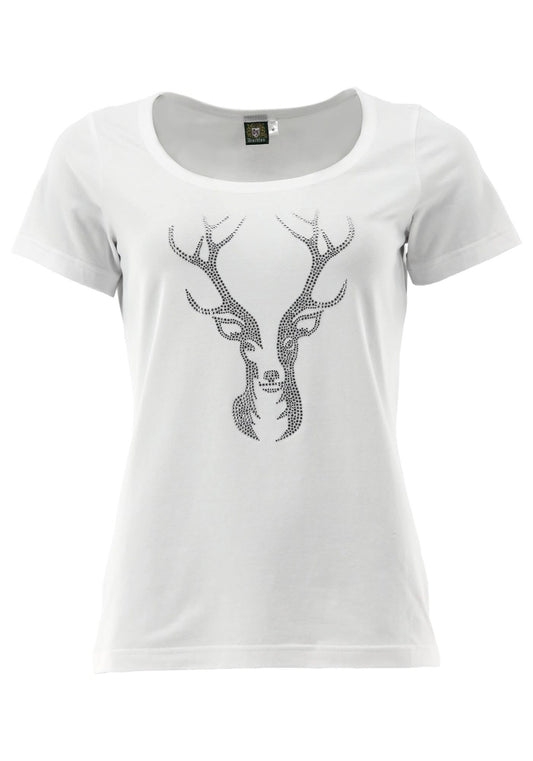 OS Trachten T-Shirt mit Rundhalsausschnitt Femira