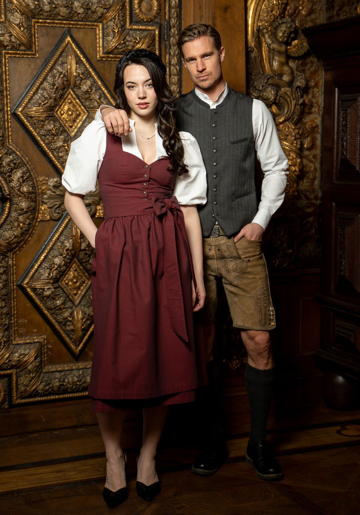 Gipfelstürmer Dirndl-Dreiteiler 80cm Leonora