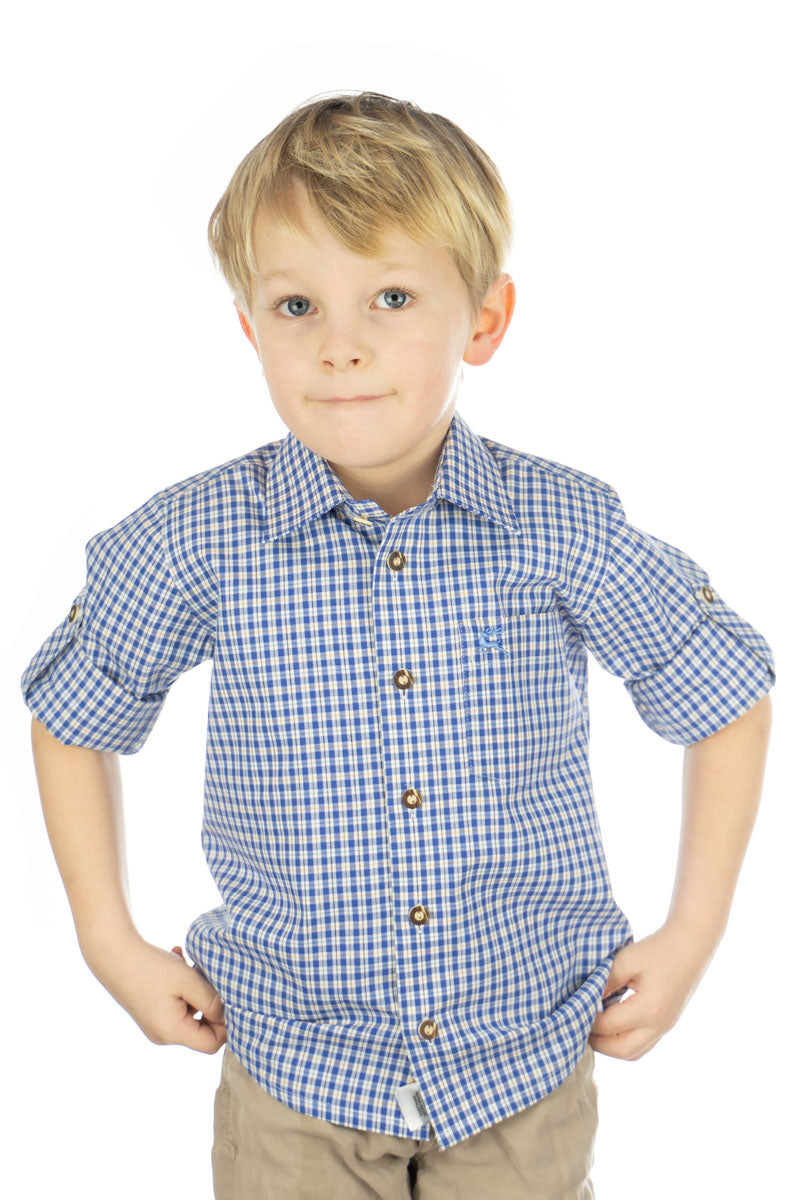 OS Trachten Trachtenhemd Comfort Fit Slamo