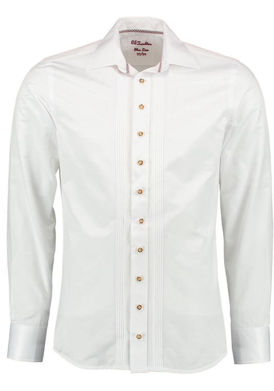 OS Trachten Trachtenhemd Slim Fit Sneno